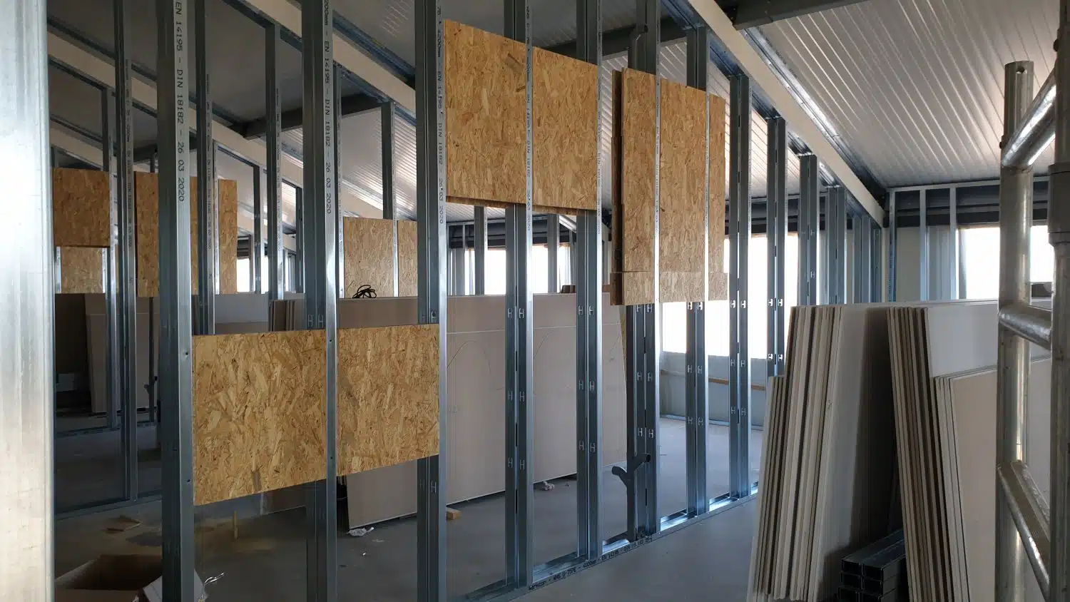 Brandwerende bekleding staalconstructie Genson — projectarchief