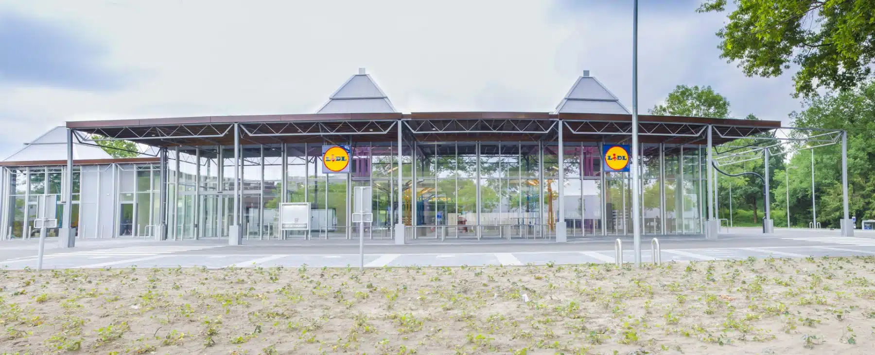 Lidl, winkelcentrum ’t Karregat in Eindhoven — projectarchief